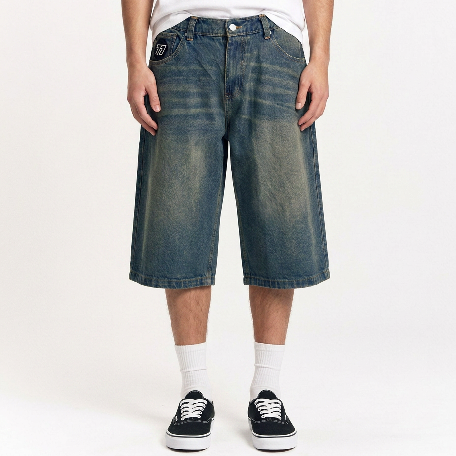 DIRTY BLUE SHORTS