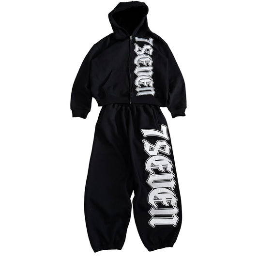 BLACK SWEATSUIT BUNDLE