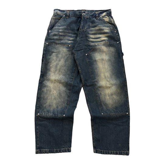 DIRTY BLUE DOUBLE KNEES