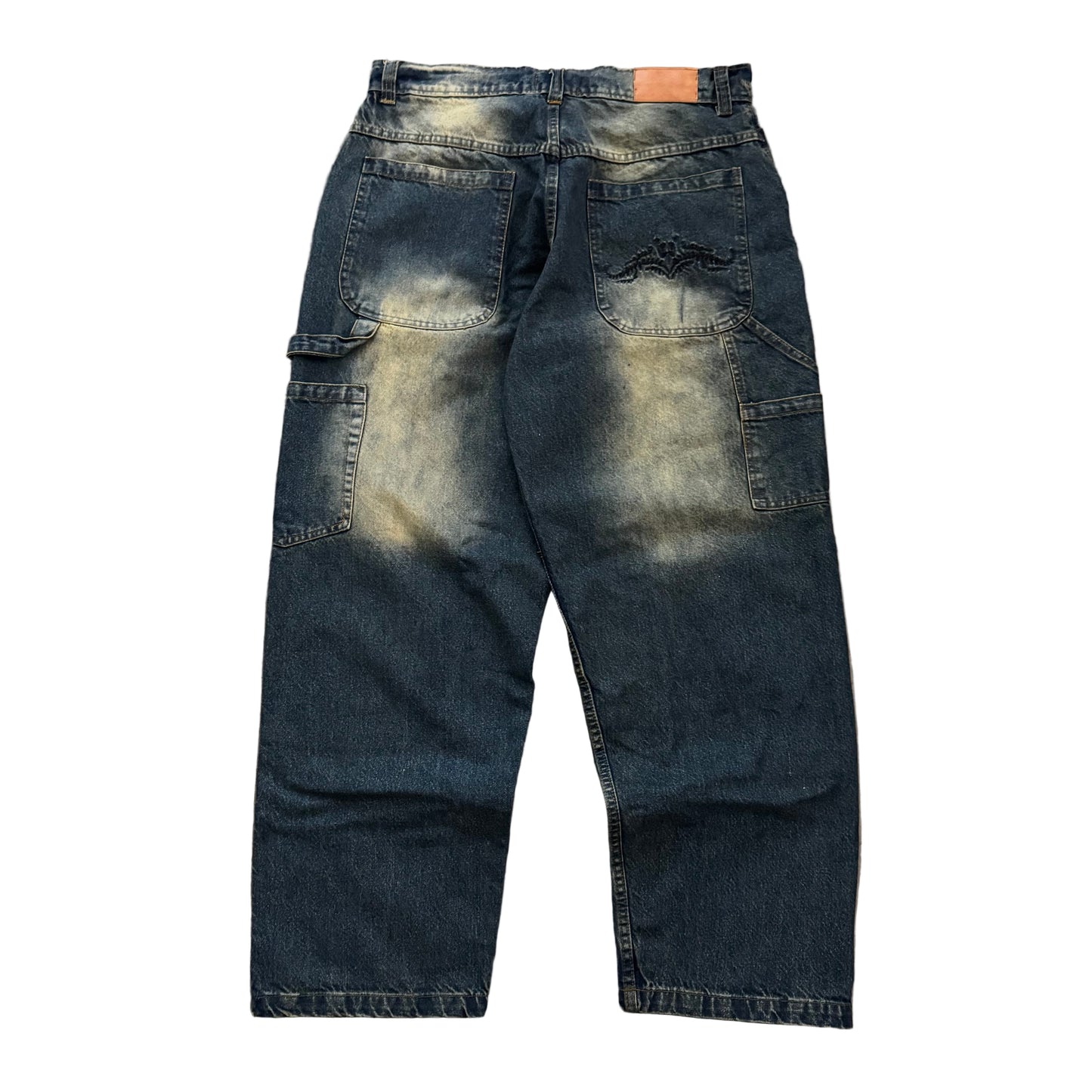 DIRTY BLUE DOUBLE KNEES