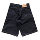 BLACK DOUBLE KNEE JORTS